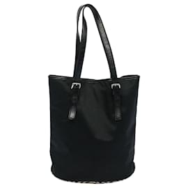 Autre Marque-Burberrys Shoulder Bag Nylon Black Auth hk862-Black