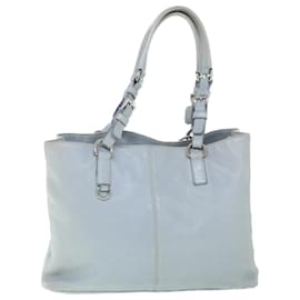 Prada-PRADA Shoulder Bag Leather Light Blue Auth bs8483-Light blue