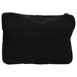 Prada-PRADA Pouch Nylon Black Auth ar10234-Black