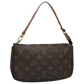 Louis Vuitton-LOUIS VUITTON Monogram Pochette Accessoires Pouch M51980 LV Auth 52928-Monogram