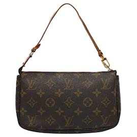 Louis Vuitton-LOUIS VUITTON Monogram Pochette Accessoires Pouch M51980 Autenticação de LV 52928-Monograma