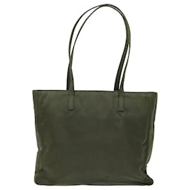 Prada-PRADA Tote Bag Nylon Khaki Auth 54921-Khaki