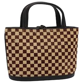 Louis Vuitton-LOUIS VUITTON Damie Sovage Impala Hand Bag Brown M92133 LV Auth bs8374-Brown