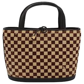Louis Vuitton-LOUIS VUITTON Damie Sovage Impala Hand Bag Brown M92133 LV Auth bs8374-Brown
