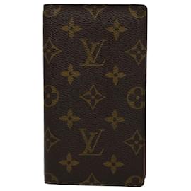 Louis Vuitton-LOUIS VUITTON Monogram Agenda Poche Note Cover R20503 LV Auth yk8632-Monogram
