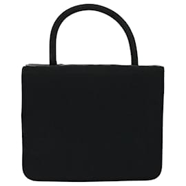 Prada-PRADA Hand Bag Nylon Black Auth ki3443-Black