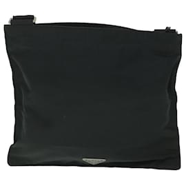 Prada-PRADA Shoulder Bag Nylon Black Auth ep1783-Black