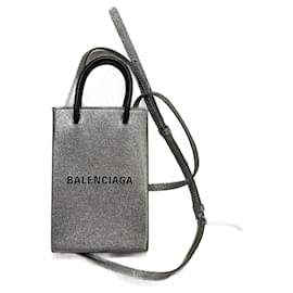 Balenciaga-Bolsas BALENCIAGA T.  Couro-Cinza