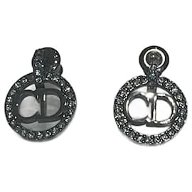 Dior-DIOR Boucles d'oreilles T.  métal-Noir