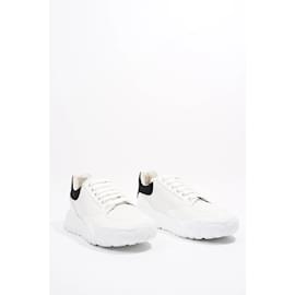 Alexander Mcqueen-Alexander McQueen Oversized Court Sneaker White / Black Tab Leather EU 38.5 Uk 5.5-Black