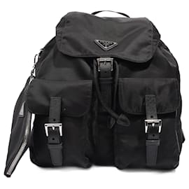 Prada-Prada Re-Nylon Backpack Black Re Nylon Medium-Black