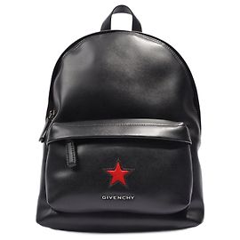 Givenchy Damen Star Rucksack Schwarz / Roter Mini Schwarz