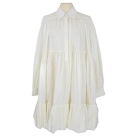 Loewe Vestido midi blanco Blanco