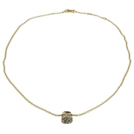 Pomellato-Nudo Petit Diamond Pendant Necklace-Golden