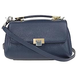 Balenciaga-Borsa morbida Le Dix Nano blu-Blu