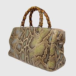 Gucci-Multicolor Bamboo Shopper Tote Bag-Multiple colors