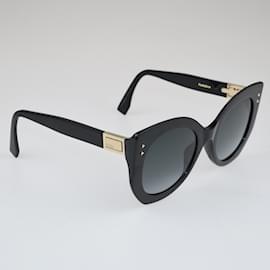 Fendi-Black Gradient FF0267/S Peekaboo Square Sunglasses-Black