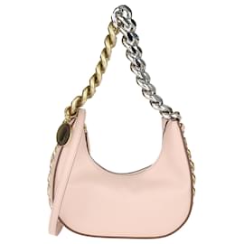 Stella Mc Cartney-Mini sac à bandoulière zippé rose Frayme-Rose