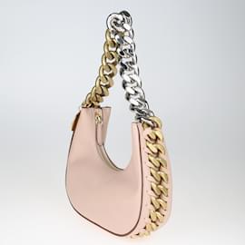 Stella Mc Cartney-Mini sac à bandoulière zippé rose Frayme-Rose