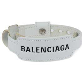 Balenciaga-Bracelet Argent Blanc-Blanc