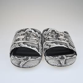 Balenciaga-BALENCIAGA Flats T.EU 38.5 Leather-Black
