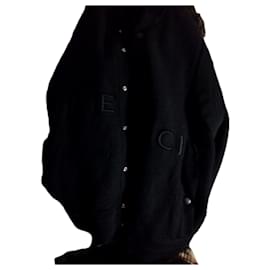 Givenchy Black Wool Coat Black