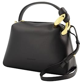JW Anderson-The JWA Corner Small Crossbody - J.W. Anderson - Leather - Black-Black