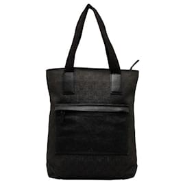 Gucci-La bolsa de asas de lona GG 180450-Negro