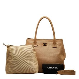 Chanel cabas Cerf exécutif Marron