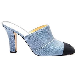 Chanel Mules Light blue