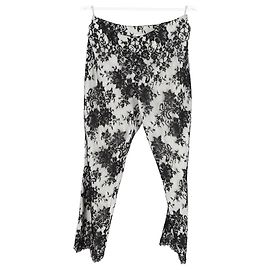 Calça Dior Floral Lace Overlay em algodão multicolorido Outro Impressão em python