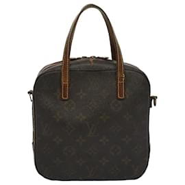 Louis Vuitton-Bolso de mano Spontini con monograma de LOUIS VUITTON 2camino M47500 LV Auth 53909-Monograma