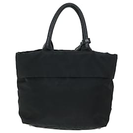 Prada-PRADA Tote Bag Nylon 2way Black Auth bs8256-Black