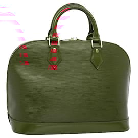 Louis Vuitton-LOUIS VUITTON Epi Alma Hand Bag Castilian Red M52147 LV Auth 53991-Other
