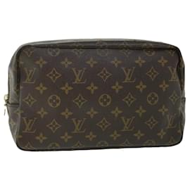Louis Vuitton-Louis Vuitton Monogram Trousse Toilette 28 Clutch Bag M47522 LV Auth bs8414-Monogram