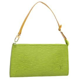 Louis Vuitton-LOUIS VUITTON Epi Pochette Accessoires Pochette Vintage Jaune M52989 Auth ar10195-Jaune