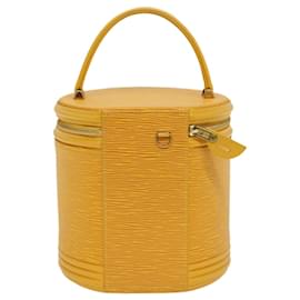 Louis Vuitton-LOUIS VUITTON Epi Cannes Hand Bag Yellow M48039 LV Auth ep1781-Yellow