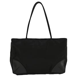 Prada-PRADA Tote Bag Nylon Black Auth ar10179-Black