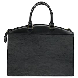 Louis Vuitton-Bolsa de mão LOUIS VUITTON Epi Riviera Noir preta M48182 Autenticação de LV 54925-Preto