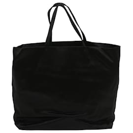 Prada-PRADA Hand Bag Satin Black Auth ar10243-Black