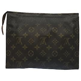 Louis Vuitton-Louis Vuitton Monogram Poche Toilette 26 Pouch M47542 LV Auth 53884-Monogram