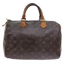 Louis Vuitton-Louis Vuitton Monogram Speedy 30 Hand Bag M41526 LV Auth bs8459-Monogram