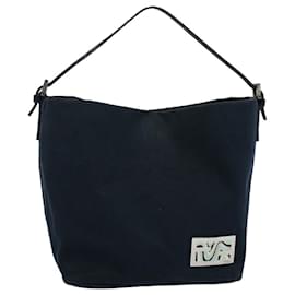 Fendi-FENDI Shoulder Bag Canvas Navy Auth bs8339-Navy blue