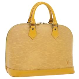 Louis Vuitton-Bolsa de mão LOUIS VUITTON Epi Alma Tassili Yellow M52149 LV Auth bs8356-Outro