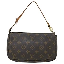 Louis Vuitton-LOUIS VUITTON Monogram Pochette Accessoires Pouch M51980 LV Auth bs8471-Monogram