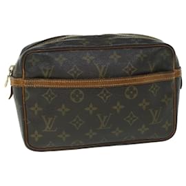 Louis Vuitton-Louis Vuitton Monogram Compiegne 23 Clutch Bag M51847 LV Auth bs8378-Monogram