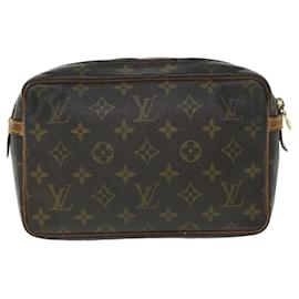 Louis Vuitton-Louis Vuitton Monogram Compiegne 23 Clutch Bag M51847 LV Auth bs8378-Monogram