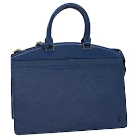 Louis Vuitton-LOUIS VUITTON Epi Riviera Sac à main Bleu M48185 LV Auth e4044-Bleu