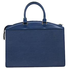 Louis Vuitton-LOUIS VUITTON Epi Riviera Hand Bag Blue M48185 LV Auth th4044-Blue