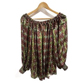 Autre Marque MIMI LIBERTE Tops T.FR 36 Seta Verde